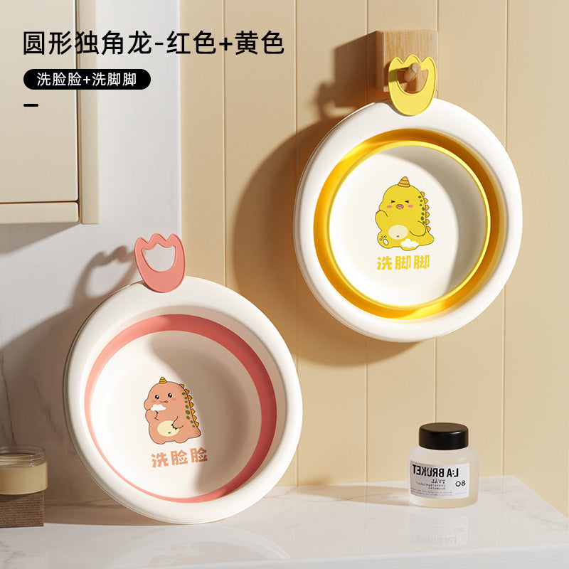 Factory direct foldable washbasin - portable baby wash basin, plastic household infant basin
