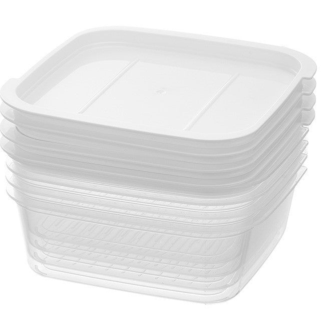 Refrigerator storage box Sealed fresh-keeping box Food grade freezer special meat frozen meat box Fruit food packing box