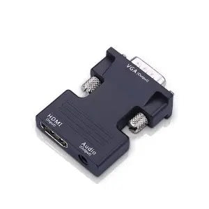 HDMI female to VGA male adapter converter with audio projector high definition computer display set top box hDMI