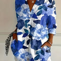 wholesale women's long-sleeved shirts, trendy all-season shirts with popular cross-border print designs, dropshipping available