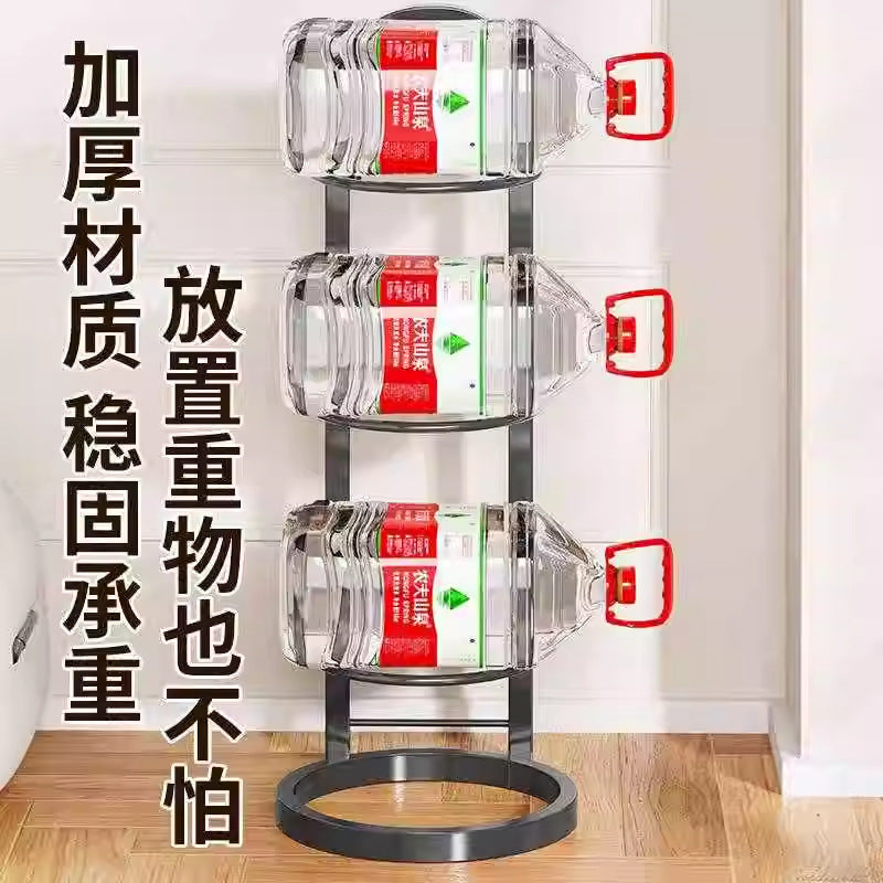 Basketball storage rack - home floor-standing foldable basketball hoop with soccer & volleyball storage - multi-tier sports ball organizer