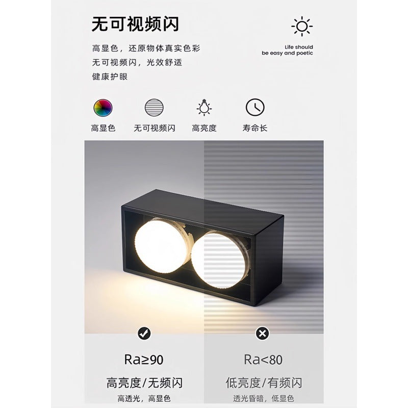 Surface downlight smart no main light living room lighting dare light led spotlight aisle entrance bedroom light 1