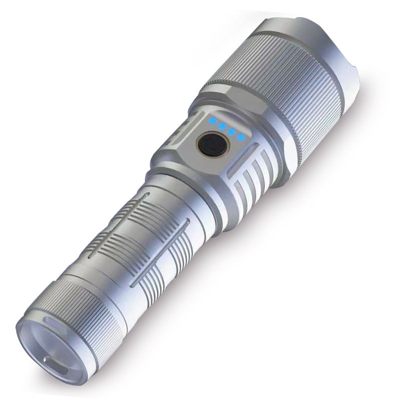 A new generation of Angel's Eye white laser flashlight, strong light and long battery life, outdoor long-distance shooting rechargeable emergency flashlight
