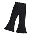 autumn new knitted wide-leg pants korean style boys' and girls' woolen trousers casual long pants