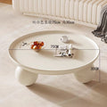 Scandinavianinscasual coffee tableaccessible luxuryfor homecream round coffee tableliving room tablemodernpopular small apartment tea table