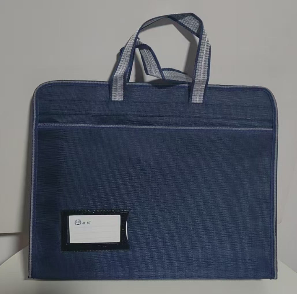 Oxford cloth handheld document bag a4 briefcase pilot handheld briefcase thickened waterproof conference bag information bag