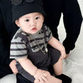 Baby summer clothes boys' rompers short sleeve summer thin outwear infant summer super cute crawling suit