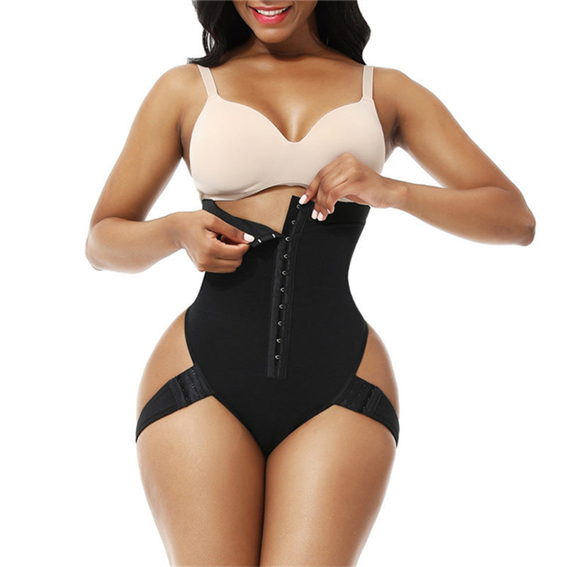 butt lift and butt high waist tummy control pants, waist buttoned shoulder straps, shaping tights, body shaping pants
