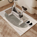 Floor mat sound insulation  new treadmill non-slip mat dynamic bicycle fitness special mat stain-resistant thickened carpet