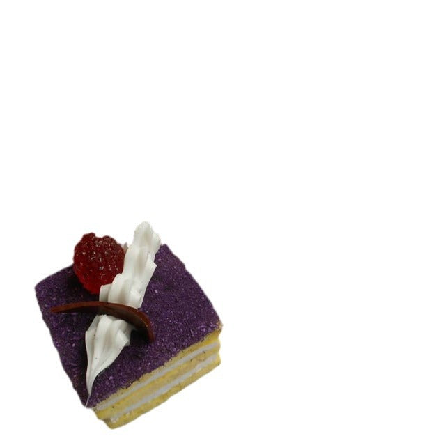 Simulation fruit cream fake mousse cake model posing props dessert decoration mini pendant window
