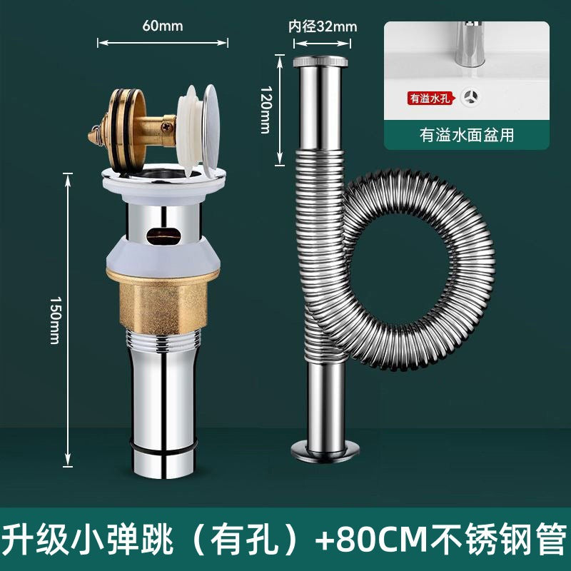 One piece is delivered on behalf of the delivery toilet, hand wash basin, pull bounce sewer 304 accessories, washbasin, washstand, sewer pipe.