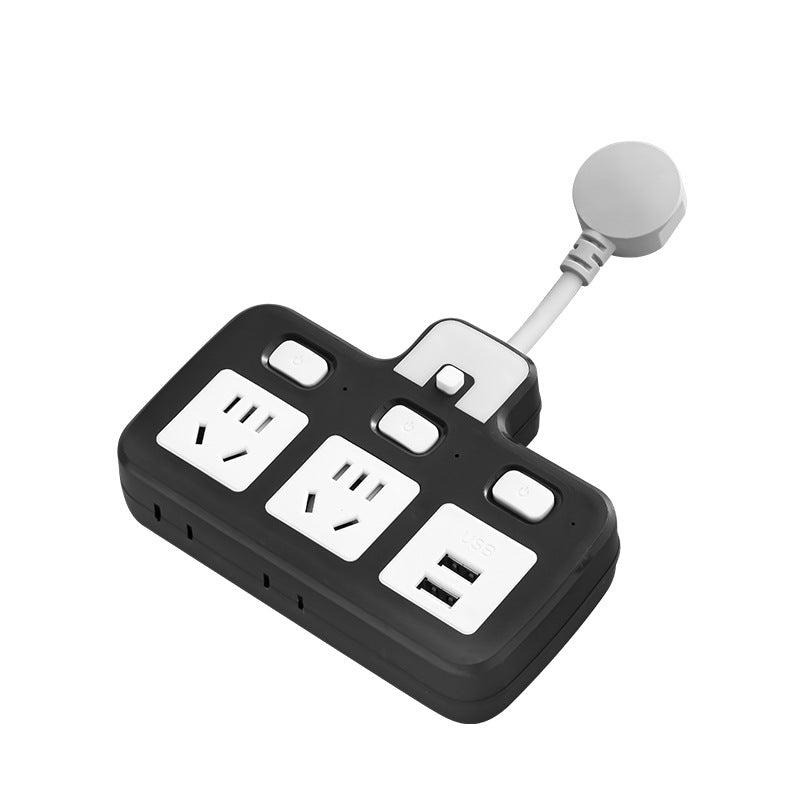 For homeshort cable converter multifunctional student dormitory socket multi-hole short cable usb multi-port charging socket plug