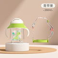 Big kids' tritan sippy cup - durable, drop-resistant bottle for ages 1-3+ - wide-neck straw cup for children