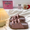 Versatile one-strap sandals: new boken-style outdoor wear, trendy retro chunky sole slippers, women's fashion sandals for summer 2026