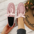 plus size british style tie back soft bottom flats loafers women's spring and summer new arrivalretroflatsflats wholesale