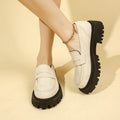 summer new arrival: plus-size, versatile, british-inspired chunky heel slip-on loafers for women - wholesale for cross-border e-commerce