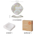 Influencer-approved creative photo-ready desktop organizer & display tray - electroplated high-value jewelry display tray & ornament plate