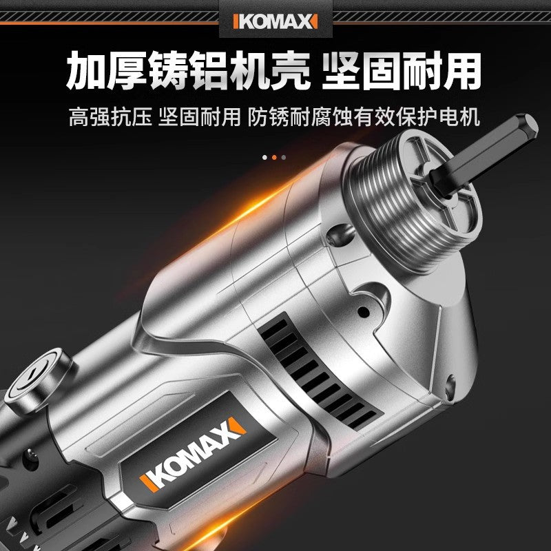 220v portable industrial-grade concrete vibrator for construction sites - small vibrating rod for building projects