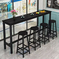 Wall-mounted home bar stool, balcony bar stool, high bar stool, bar table, rental apartment long table, commercial bar table and chairs