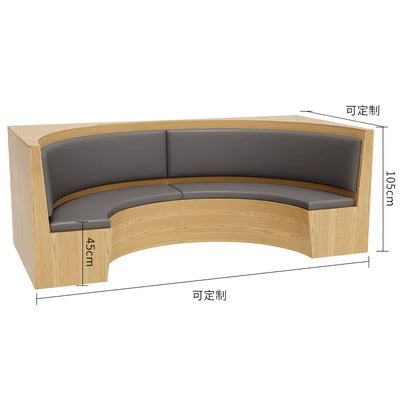 Customized hot pot shop plate deck sofa simple milk tea dessert shop buffet coffee western restaurant table chair combination