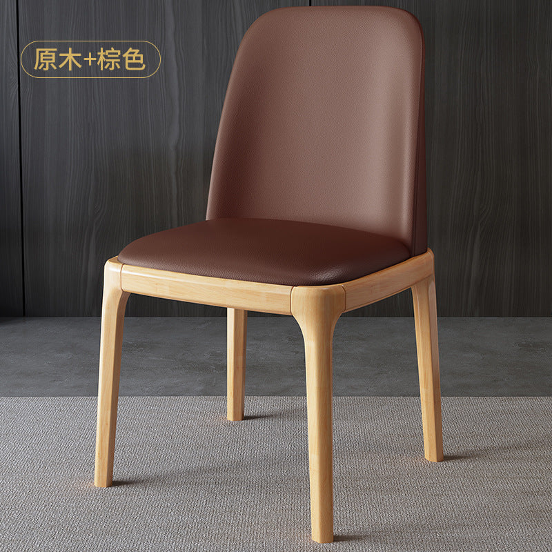 Wood style b&baccessible luxury upholstered back chair scandinavian solid wood dining chair for homemoderncasual restaurant hotel chair