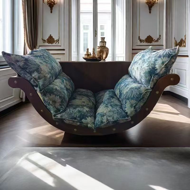 Banana boat rocking chair lazy sofa home lounge chair living room balcony retro design casual rocking chair cross-border export