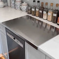 Stainless steel cutting board kitchen rolling board fruit chopping board baking kneading large chopping board household and panel