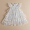 summer new girls' princess dress - sparkly sequin mesh tutu dress - korean style children's dress
