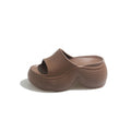 2026 new women's platform slides: eva, non-slip, odor-resistant, cloud-like comfort, summer outdoor fashion, versatile thong sandals