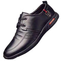 Men's spring/autumn new collection: fleece-lined business casual leather shoes, soft leather insole, soft sole cotton shoes, middle-aged dad shoes