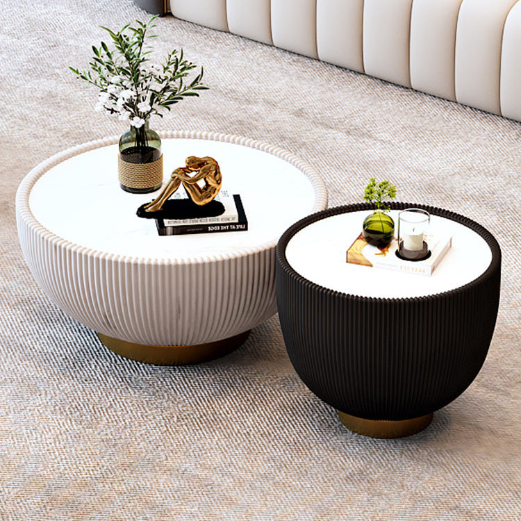 Hotel lobby business reception sofa, nordic light luxury straight double sofa, office break area sofa with coffee table