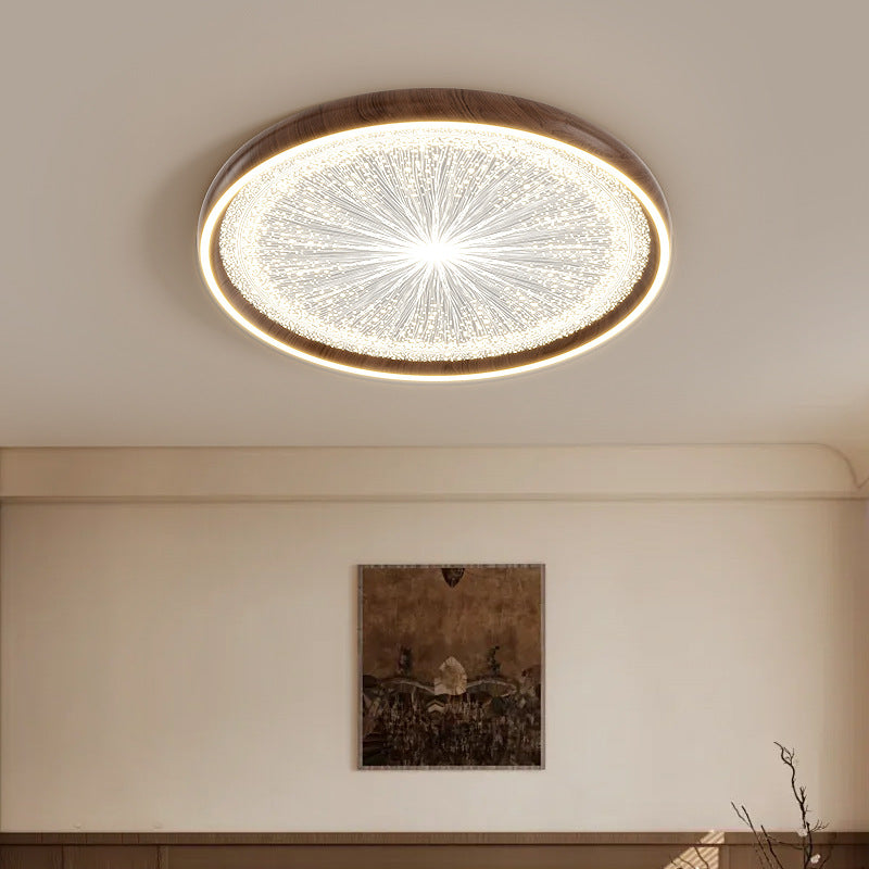 Full spectrum LED ceiling light eye protection living room bedroom dining room medieval house silent wind room Zhongshan lighting modern