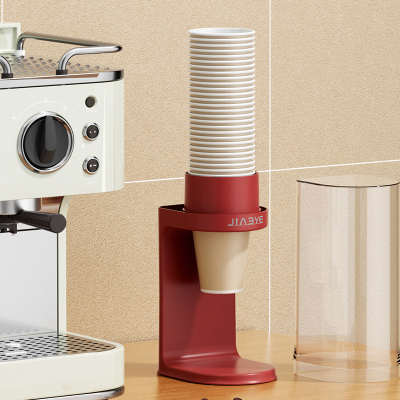 Disposable cup dispenser, water dispenser, water cup holder, for home wall-mounted, punch-free storage paper cup holder, cup holder