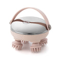 smart head wireless kneading massager with red light therapy and heat compression - mini electric massage device for smart stress relief