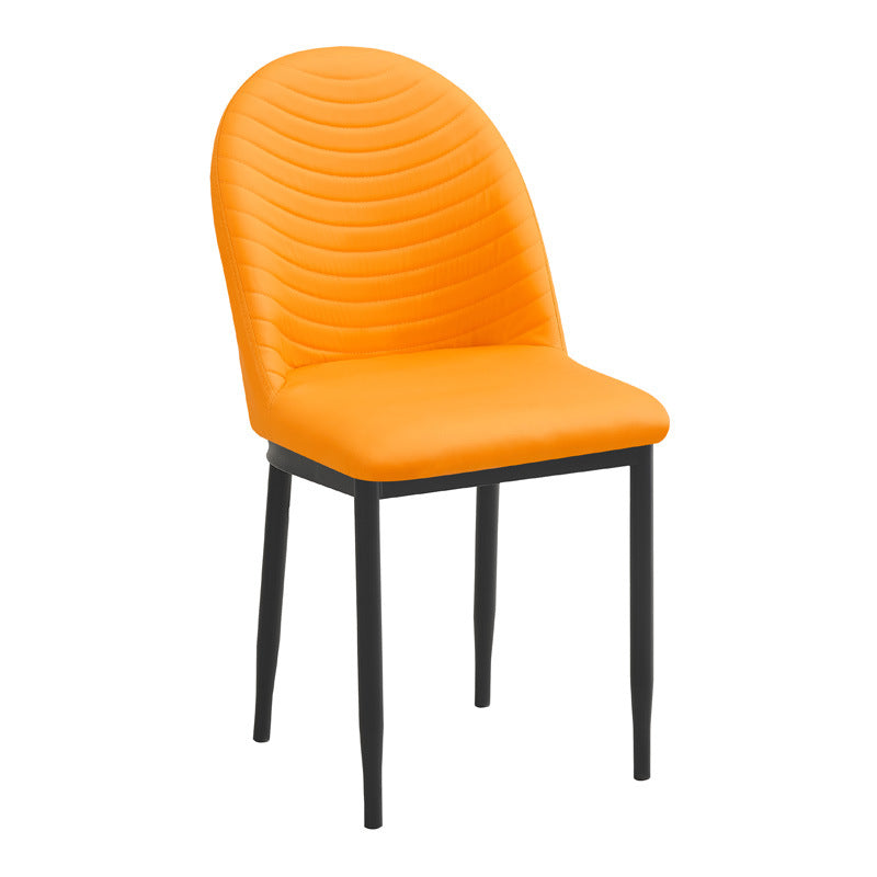 Luxury minimalist commercial dining table and chairs, leather upholstered stools, backrest chairs, thickened padding, wholesale direct from manufacturer, custom dining chairs available