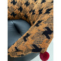 Clown lazy sofa single french cream style living room balcony design casual fabric rotate sofa chair for home