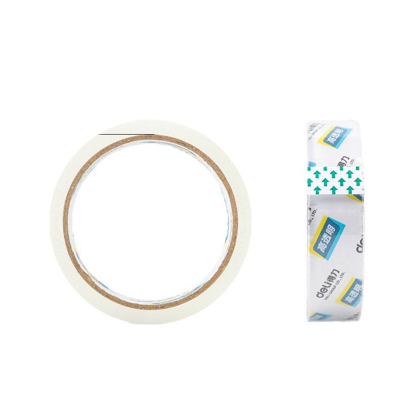 Deli 30133 Student office household 24mm * 60y sealing scotch tape, packing narrow tape 12 rolls/cylinder