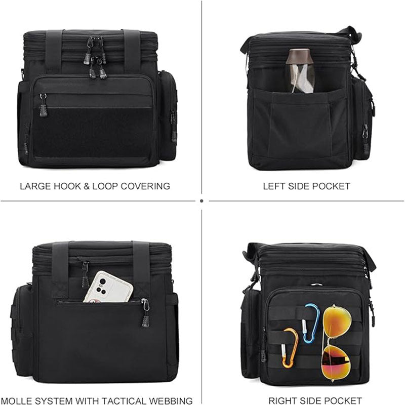 Customized lunch box simple portable thermal insulation bag - thermal insulation waterproof bento bag office worker lunch box bag portable student belt