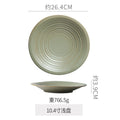 10.5inch shallow plate-green