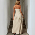 european and american cross-border new summer women's sleeveless vacation style maxi dress