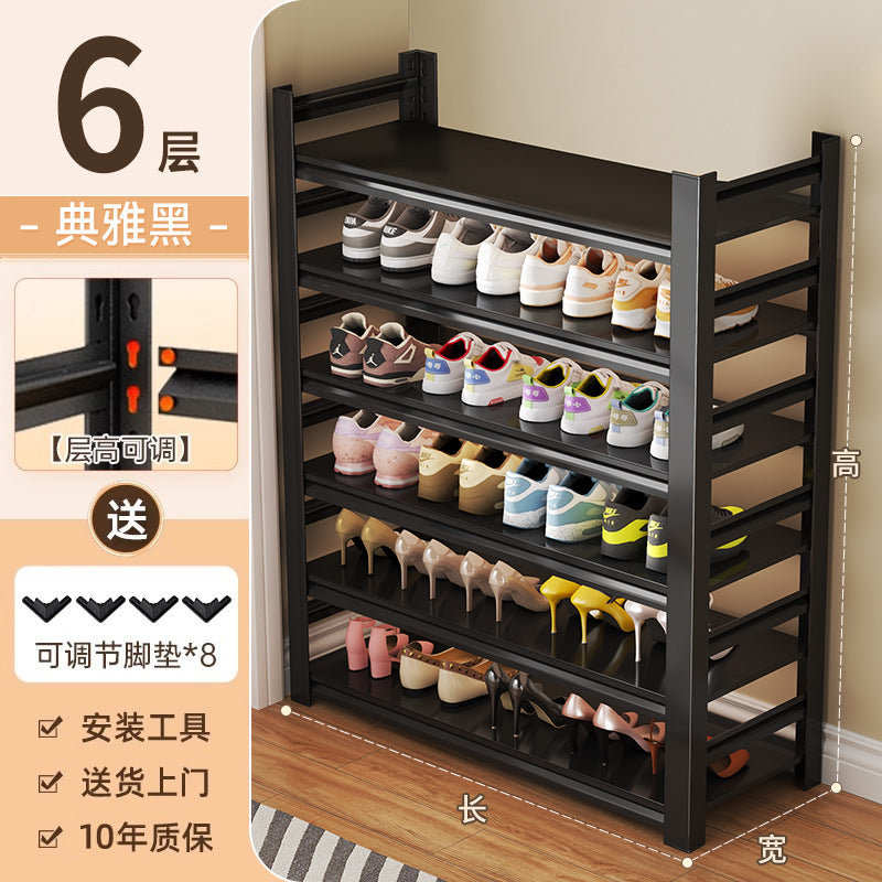 For homesteel shoe rack door floor-standing multi-layer storage rack simple entrance entrance door shoe cabinet storage rack