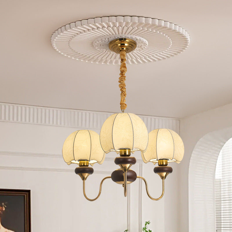 French retro style living room chandelier 2024 new medieval bedroom main light creative Nanyang restaurant lighting E