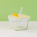 Mini food storage containers, food-grade thickened airtight baby food compartments, kids' home storage square divided boxes - wholesale