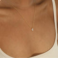 fashion teardrop diamond necklace, luxury copper diamond-set choker, water drop pendant, everyday versatile jewelry wholesale