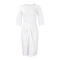 D387 european and american women's clothing  new fashion elegant pleated bodycon plus size export dress pencil skirt