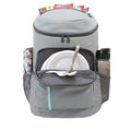 camping ice pack double shoulder thermal bag large capacity two-color oxford cloth patchwork thermal double shoulder bag