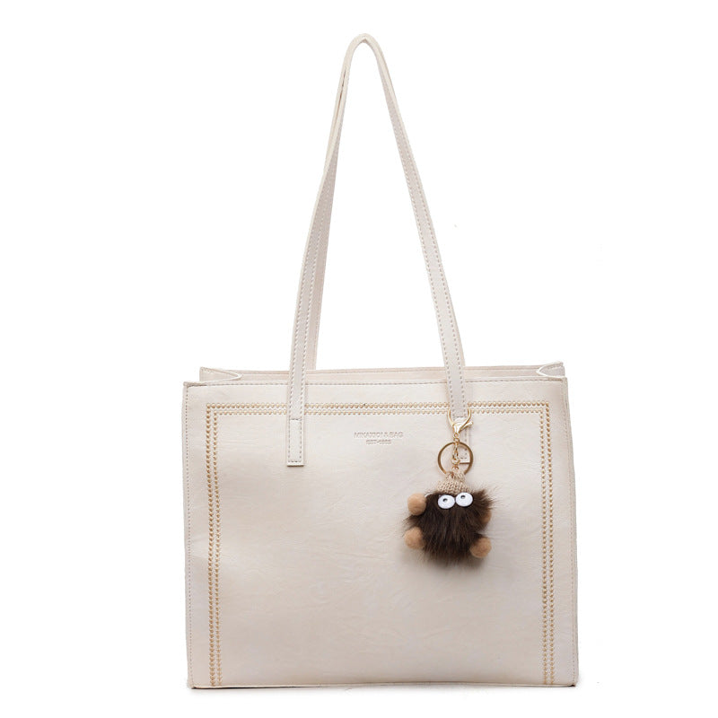 trend inssense of design 2025new arrivalretrocasualcasualsatchel bag easiest for match large capacity shoulder bag