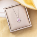Titanium steel necklace women's hot style accessible luxury four-leaf clover pendant high-end niche style easiest for match flower clavicle chain jewelry wholesale