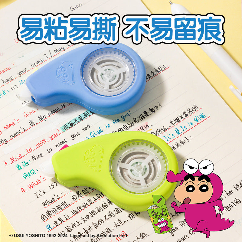 Deli LB101 correction tape Crayon Xiaoxin series cartoon correction tape Silicone shell Wear-resistant 12m correction tape