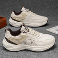 Men's athletic shoes - 2026 spring collection - leather, waterproof, thick-soled, height-increasing, casual sneakers for students